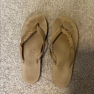 Rainbow Flirty Braidy Flip Flop